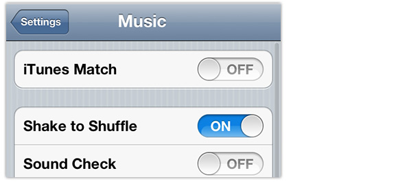 iTunes Match Settings