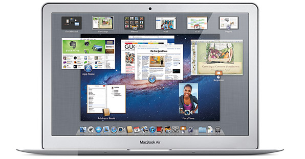 MacBook Air running OS X Lion