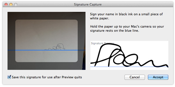 how to insert signature in pdf in preview